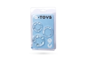A-toys - Набор прозрачных эрекционных колец (3 шт)