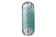 Tenga Spinner 04 Pixel - Мастурбатор с вращением, 13х4.5 см (прозрачный)