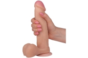 Биоклон FF Best Cock 8 - Большой гнущийся фаллос, 22х4.4 см (телесный)