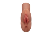 PDX Plus Perfect Pussy Double Stroker Tan - Мастурбатор реалистичный (телесный)