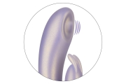 CalExotics G-Love Gbunny перезаряжаемый вибратор кролик, 19х3.25 см (фиолетовый)