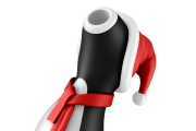 Satisfyer Пингвин Новогодний - вакуумно-волновой стимулятор клитора, 10.8 см