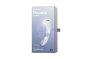 Satisfyer Double Crystal Двусторонний фаллоимитатор, 19,5 см (прозрачный)