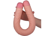 LoveToy Series Monster 1 - Двусторонний реалистичный фаллоимитатор, 56х5 см.