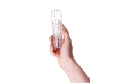 Прозрачная закрытая насадка на пенис TOYFA A-Toys - 15,2х3 см