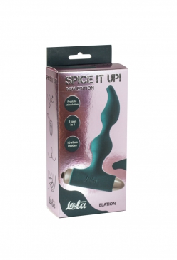 Анальная пробка с вибрацией Spice it up New Edition Elation Dark green 8018-02lola
